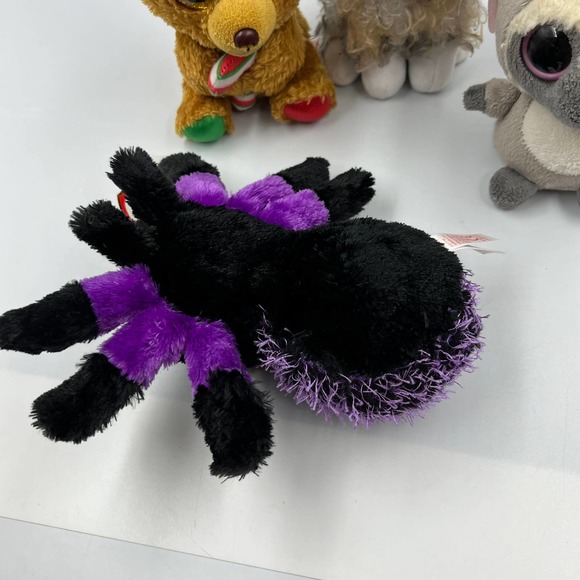 TY Beanie Boo Big Eyes Plush Bella Creeper Scrappy Yoohoo Lemur 7 Inch Lot 4 - Picture 9 of 9
